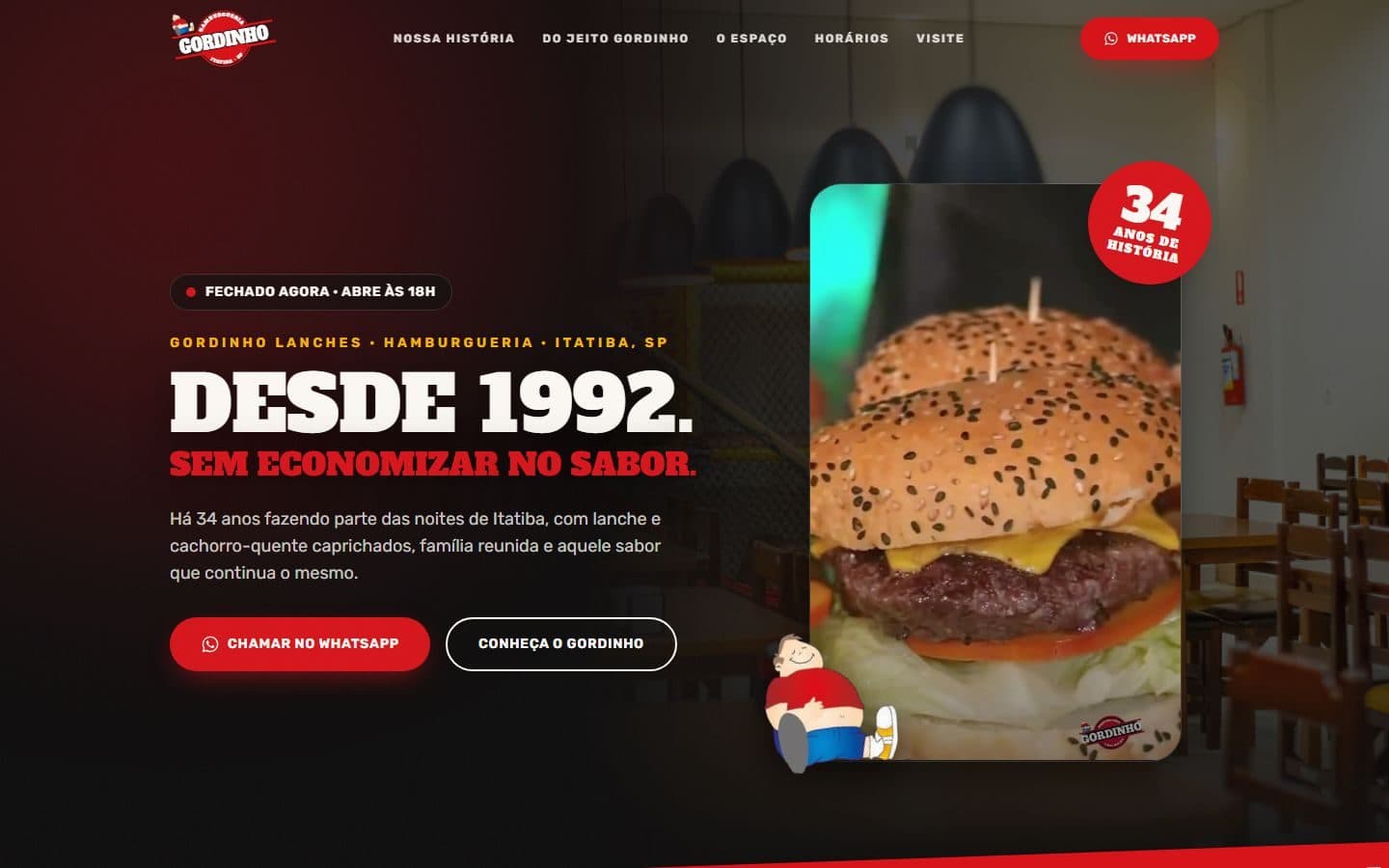 Gordinho Lanches: 34 years of history that only lived on a mural on the wall.